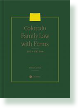 Colorado Family Law with Forms book cover